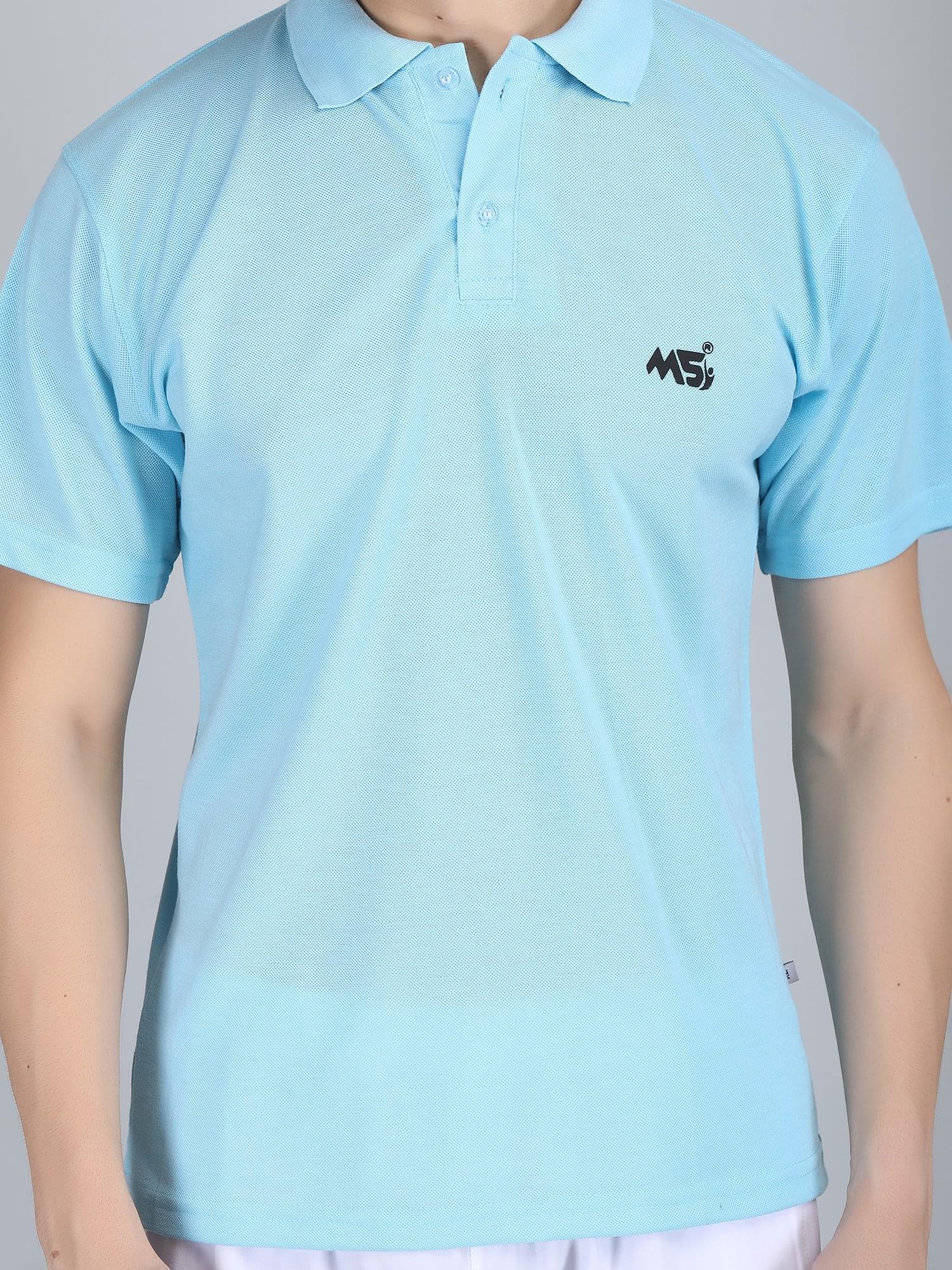 Men’s Polo T-Shirt– Sky Blue